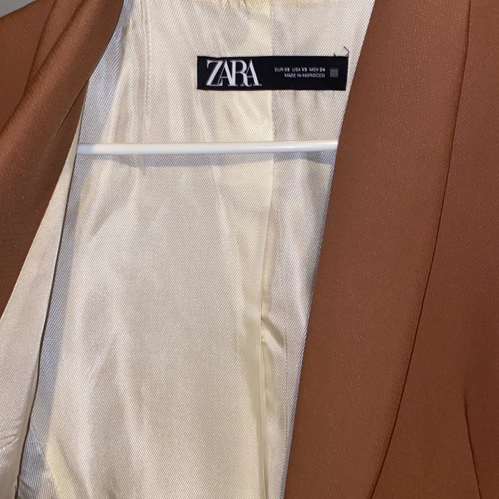 Brown Zara blazer coat/ Blazer Dress - Picture 10 of 12